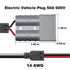 For Starlink Mini Connetor Plug To Anderson Plug 50A 600V DC Power Cable Waterproof Extension Cord With DC Cable