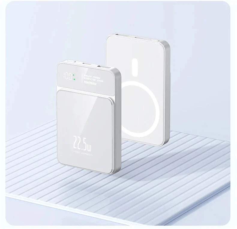 10000mAh Magnetic Power Bank 20W Wireless Powerbank Slim Portable Battery Charger for MagSafe iPhone 17 16 15 Samsung 24 23