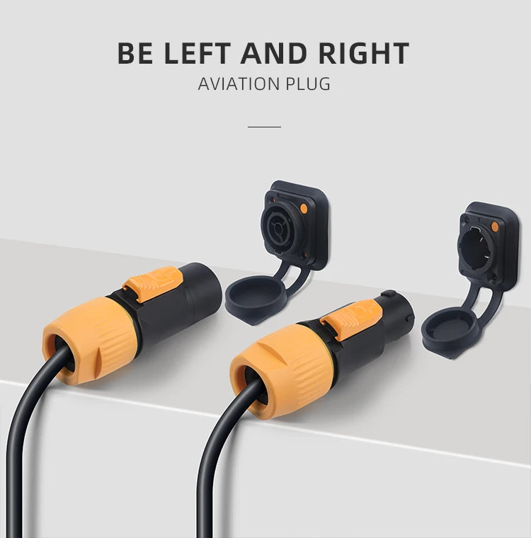 SAC3FX Powercon 3 Pin Female Plug LED Audio Live Stage Cable Power Stage Lighting Equipment Power Connector