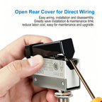 CNTD CZ‑7120 Limit Micro Switch TZ AZ‑7120 Equivalent High Roller Short Lever 10A 250V 1NO 1NC IP64 Snap Action 100% GENUINE