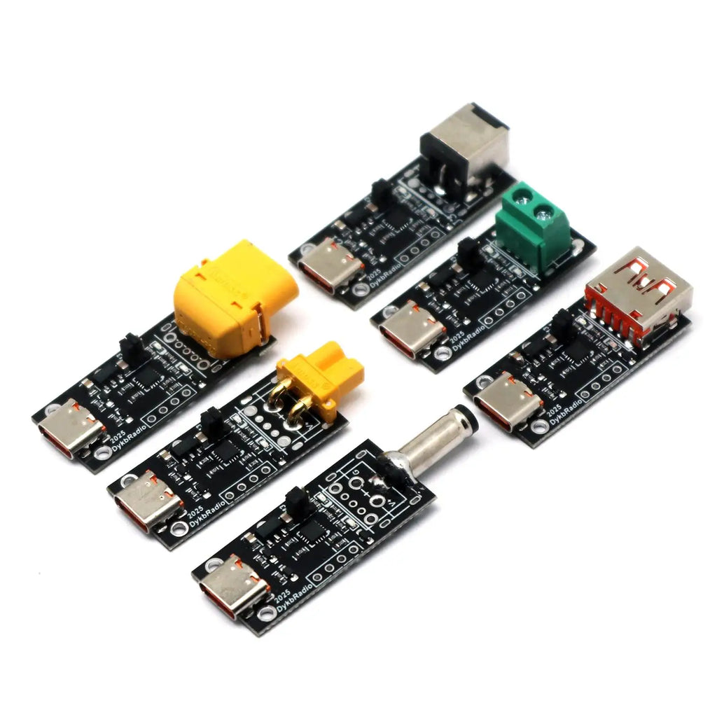 PD3.1 Decoy Fast Charging 28V 20V 15V 12V 9V 5V Voltage Trigger QC PD TO DC XT30 XT60 USB Power Delivery Model Aircraft Charger