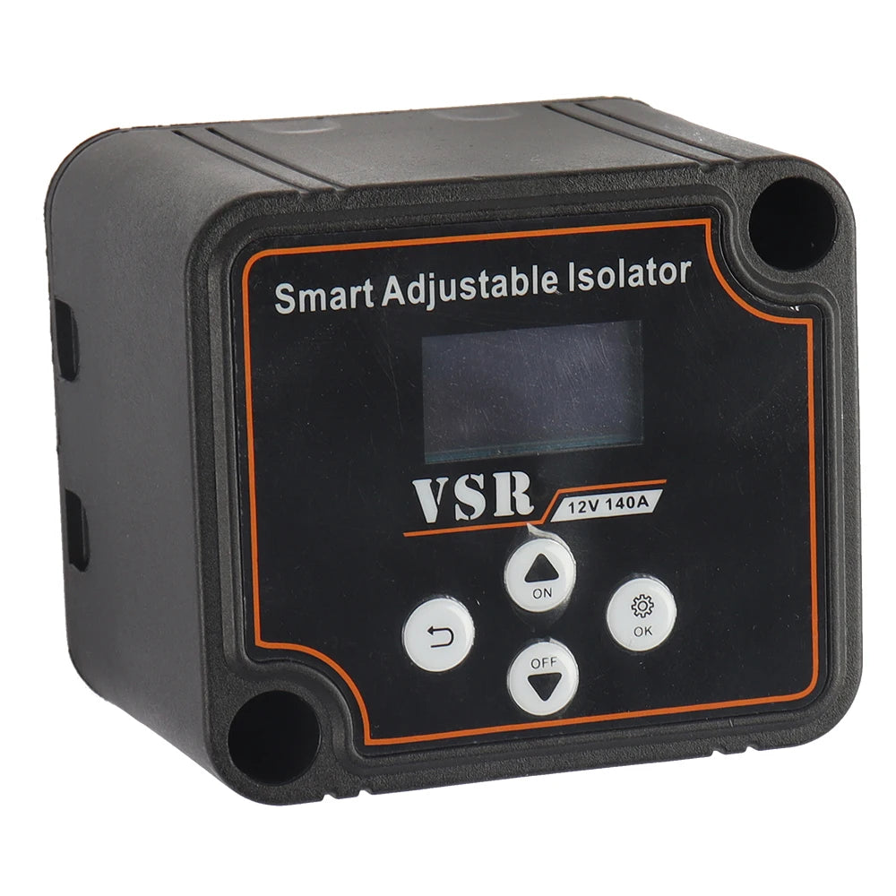 12V 140A Dual Battery Smart Isolator ,Display VSR Car Relay Voltage Setting Voltage Sensitive Relay For Camper Car RV