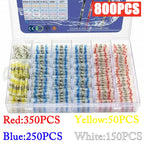 50-1200PCS Heat Shrink Tubing Wires Cable Sleeves Waterproof Solder Seal Wire Connector Electric Cable Protection with Heater
