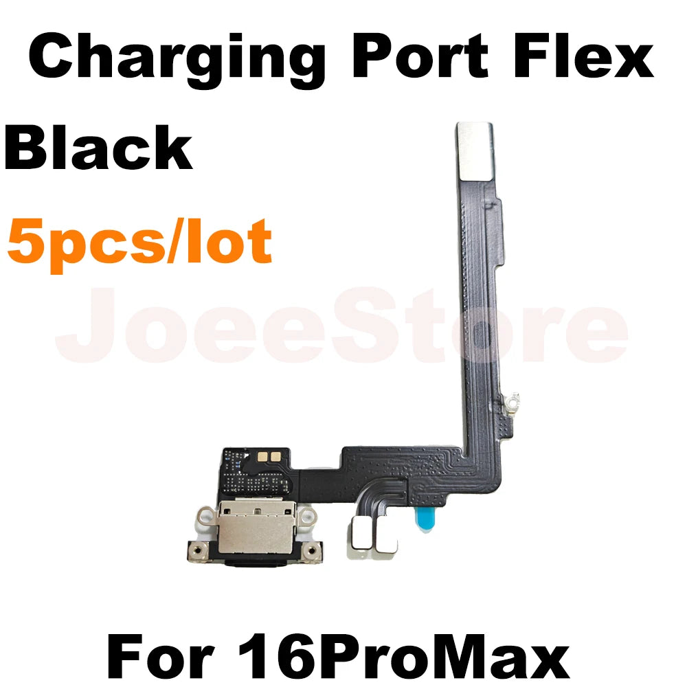 Wholesale Charging Port Flex Cable for iPhone 16 15 14 13 Pro Max USB Dock Charger Connector With Microphone Flex Cable Ribbon