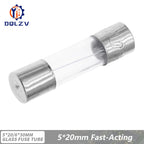 5*20mm 6*30mm Fast Blow Glass Tube Fuses 5x20mm 6x30mm 250V 0.5A 1A 2A 3A 4A 5A 6A 8A 10A 15A 20A 25A 30A AMP Slow Blow Fuse