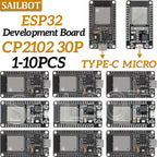 1/5/10PCS  WR-32 32-S Development Board WiFi+Bluetooth-compatible TYPE-C/MICRO  32 30Pin ESP32 Nodemcu CP2102