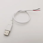 5V USB 2.0 A Female Male Power Supply Cable Connector 2Pin 4Pin Wire Charge Extension Cable Adapter Welding Line DIY 0.3m 1m 2m
