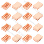 WE DO HEATSINK Small Tiny Useful Pure Copper Heat Sink Without or With Thermal Pad For Raspberry Pi Banana Pi IC Chipset Package