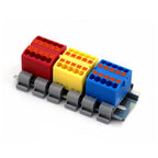 1Pc Wire Electrical Cable Connectors Plug-in Terminal Block PTFIX 2.5mm² Splitter Spliceable DIN-Rail Mounting Junction Box Too