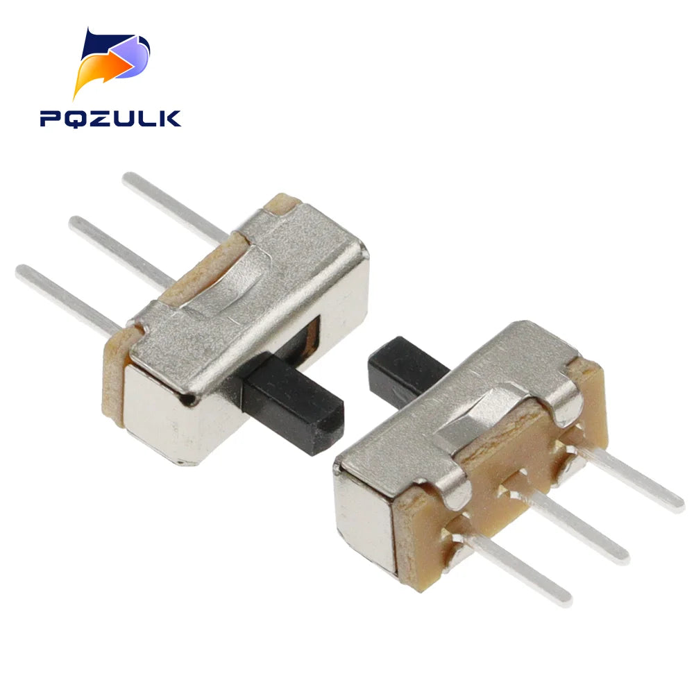 20PCS Toggle Switch SS12D00 DIP Slide Switch 3Pins SS12D00G3 The Power Switch Hand Shank 3MM