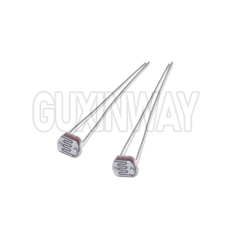 50PCS/lot LDR Photo Light Sensitive Resistor Photoelectric Photoresistor 5528 5506 5516 5537 5539 GL5528 For Arduino