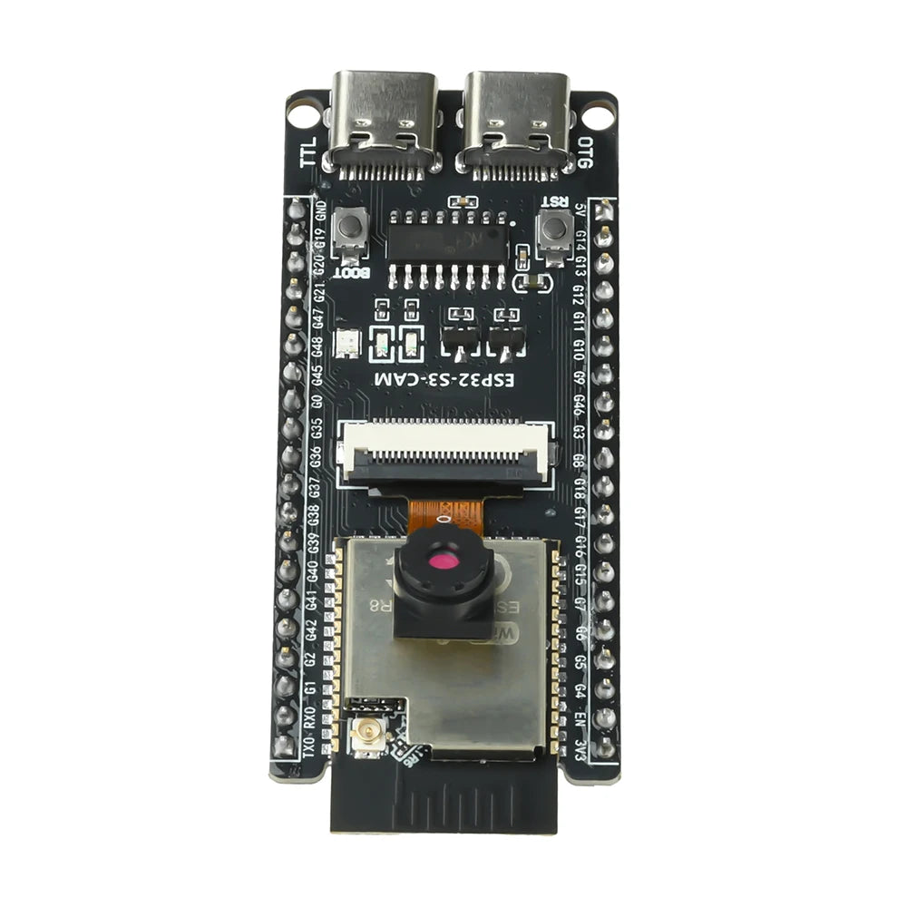 ESP ESP32-S3 CAM WiFi Bluetooth Development Board Module onboard ESP32-S3 N16R8 dual TYPE-C OV2640 /OV5640/OV3660 Camera