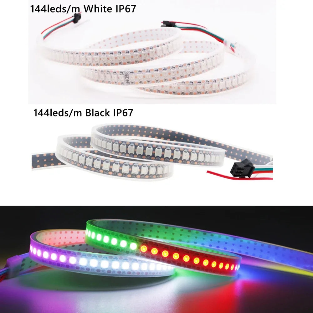 WS2812B WS2815 WS2811 WS2813 5050SMD Addressable LED Strip RGB Full Color Smart Programmable Led Lights Atmosphere Home Decor