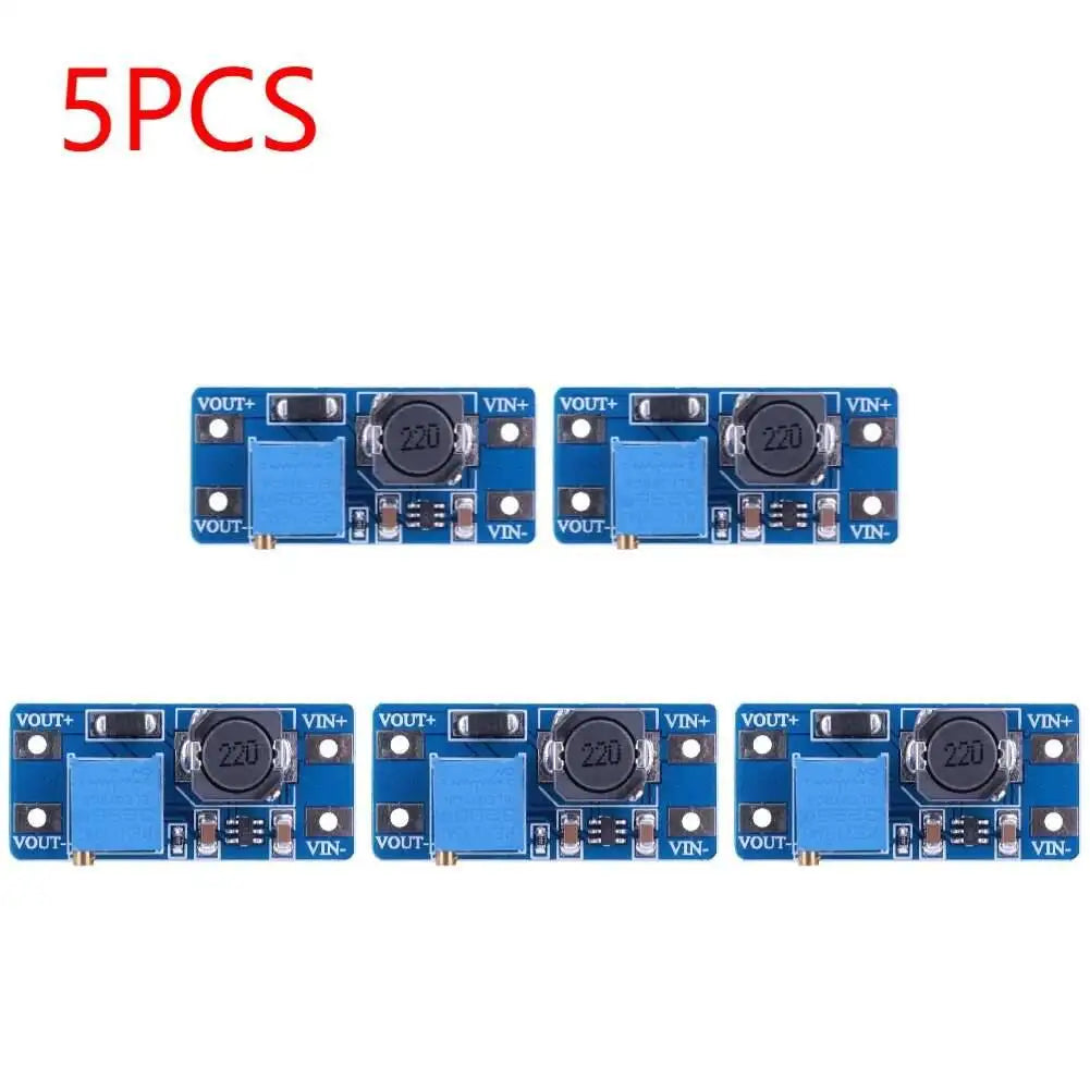 10PCS MT3608 DC-DC Step Up Converter Adjustable Booster Power Supply Module Voltage Regulator 2A Max 2V-24V To 5/9/12/28V
