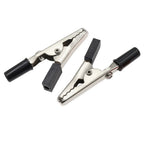 10 Pieces Alligator Clips Test Clips, Electronic Product Test Clips With Screws And Solder Ports, Metal Electrician Wire Clips