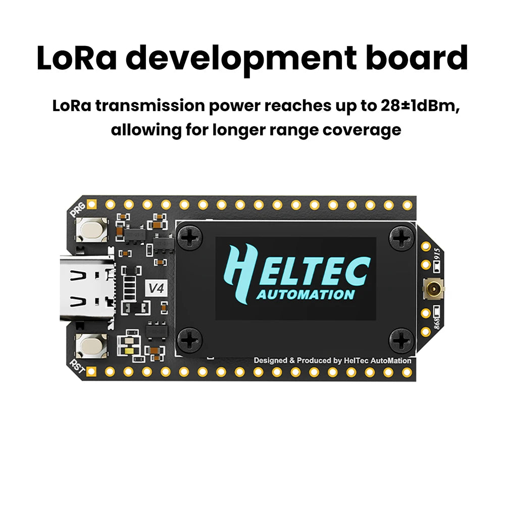 WiFi LoRa 32 V4 ESP32 Bluetooth WiFi Development Board, 0.96-inch Digital Display ESP32-S3R2 Low-Power IoT Development Board