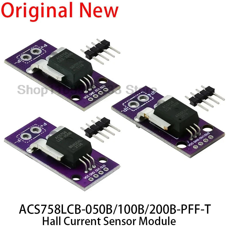 50A 100A 200A ACS758 ACS758LCB-050B-PFF-T linear current sensor Hall current module ACS758LCB-100B-PFF-T ACS758LCB-200B-PFF-T