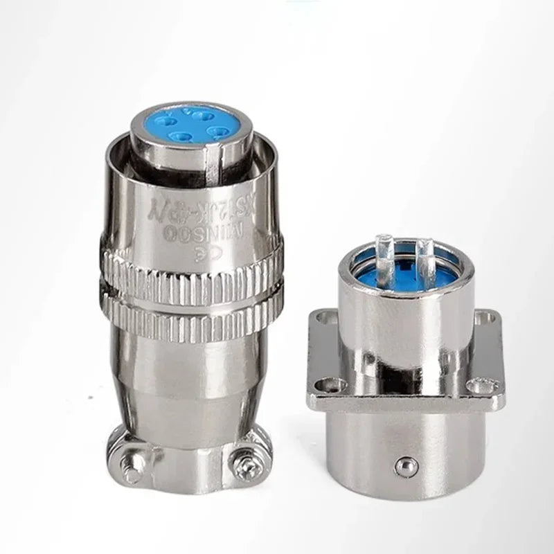 5/20PCS XS12 Connector 12mm Push-pull Circular Quick Connector 2pin 3/4pin5pin6pin7pin 3A 250V Male and Female Plug