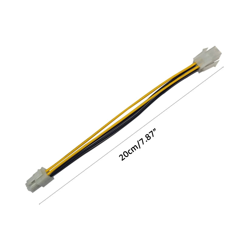 ATX 4pin Male to Female Power Supply Cable 4 Pin Motherboard CPU Power Supply Adapter Converter ATX Cable 12V