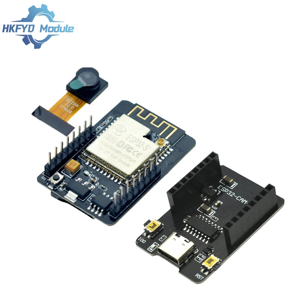 ESP32 Cam WiFi Bluetooth Development Module Board with OV2640 OV3660 Camera Module Intelligence BT Type-C CH340 FT232  Nixie Kit