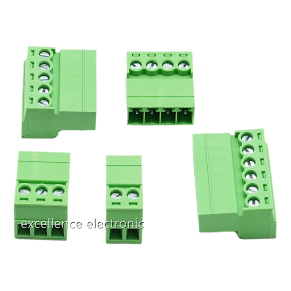 5/10PCS Aerial Butt Welding Type 15EDGRK-3.5mm 3.81mm Plug-in Terminal Block 3.5mm 3.81mm Pitch 2/3/4/5/6/7-12P Female Socket