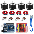 Nema17 Stepper Motor KIT + CNC Shield V3 Engraving Machine + A4988 Driver + 42 Stepper Motor Nema17 17Hs4401S With Wire