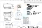 10PCS Slide Type Switch Module 1 2 3 4 5 6 7 8 9 10 12 Bit 2.54mm Position Way DIP Red Blue Pitch Toggle Switch Red Snap Switch