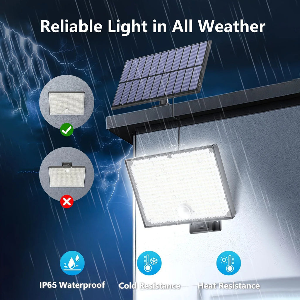 New 400LEDS Solar Lights Outdoor Motion Sensor Solar Security Lights 3 Modes Garden Light Waterproof Solar Powered Light Yard Sh