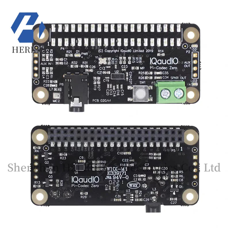 Raspberry Pi Zero Audio Decoding Expansion Board IQaudio codec I2S Sound Card Microphone Voice Module