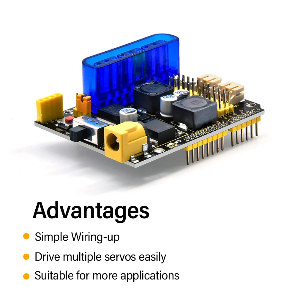 Keyestudio TB6612FNG Motor Servo Driver Expansion Board/Servo Drive Shield With PS2 LM2596S-5.0V DC-DC Depressurization Modules