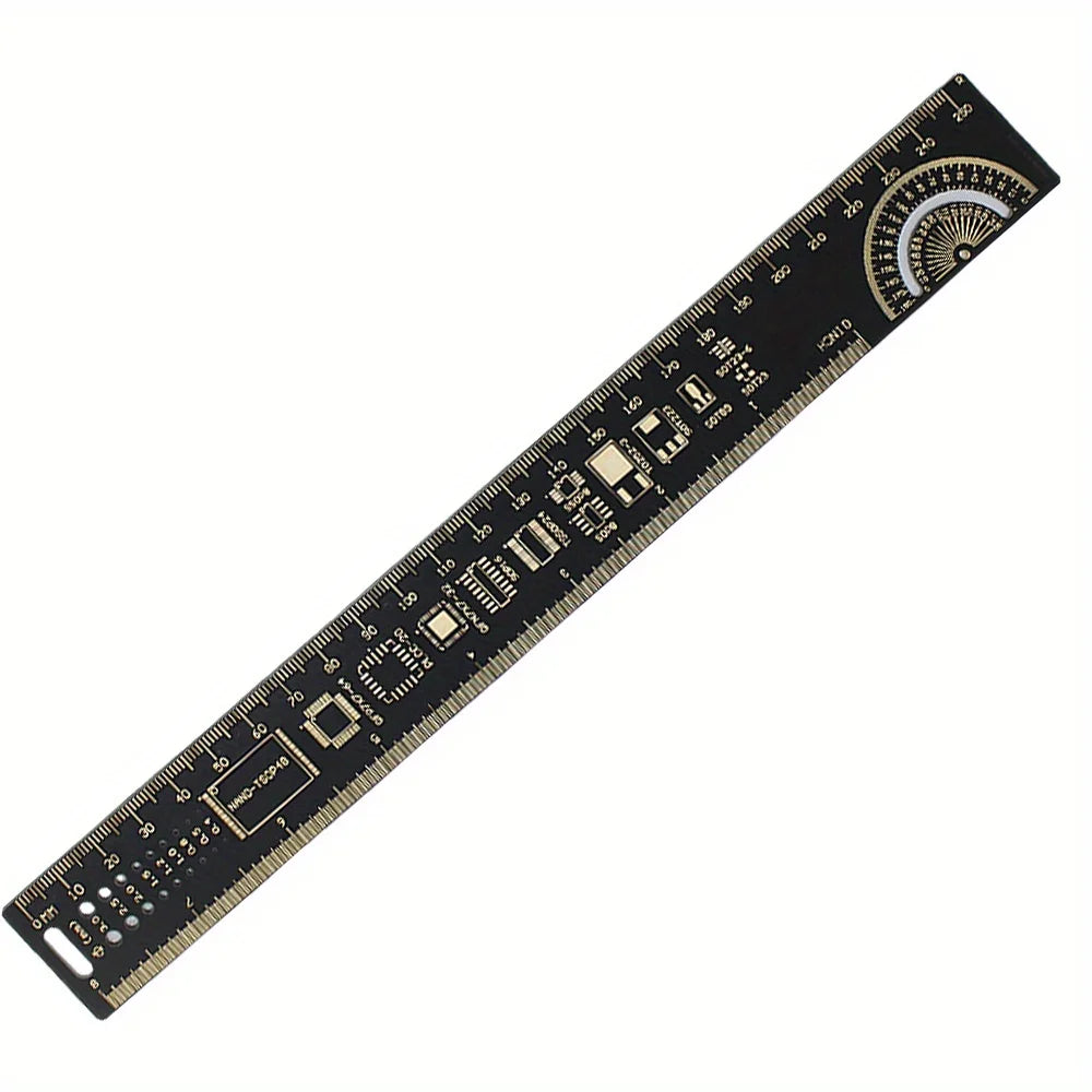 3 Type PCB Reference Ruler 15cm 20cm 25cm Multi-functional Measuring Tool Capacitor Chip IC SMD Diode Transistor