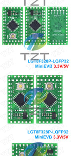 TZT LGT8F328P LQFP32 MiniEVB 3.3V / 5V Replaces Pro Mini ATMEGA328P Fully Compatible For Arduino USE HT42B534-1 Driver