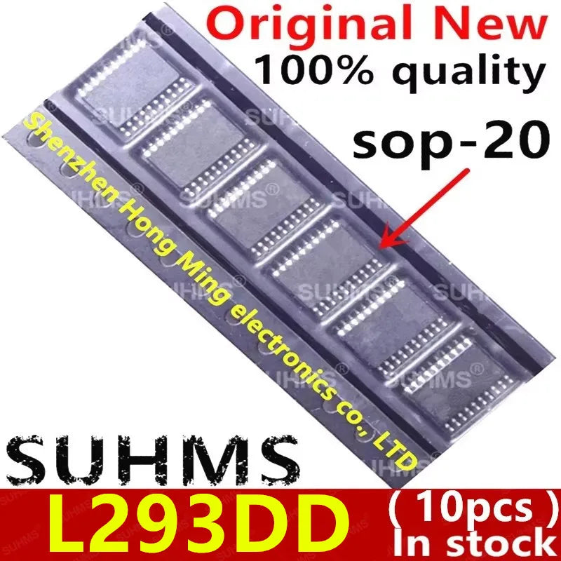 (10piece)100% New L293DD L293D L293 SOP-20