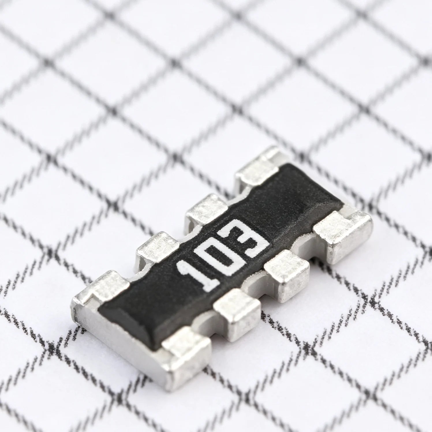 100PCS EXB38V103JV 10KΩ ±5% 63mW 0603x4 ±200ppm/℃ 10K ohm 0.063W 3.2x1.6mm 1206 inch size Original IC Chip Array SMD 4 resistors