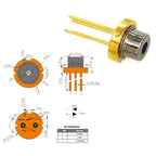 High Power Laser Diode Red Laser Head Burning Infrared Diode Module