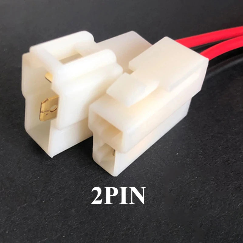 1Set 1/2/3/4/6/8P 6.3mm Automobile Harness Connector 15cm High Current Equipment Cable Male Female Plug Butt Joint 0.75mm2 18AWG