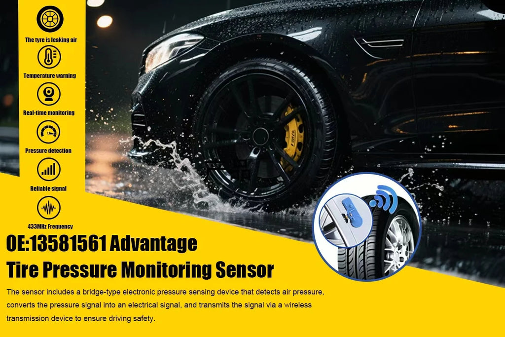 1/4PCS 433MHZ Tire Pressure Sensor TPMS Fit For Hummer Opel Corsa Van Adam Chevrolet Cobalt Malibu Replacement For 13581561