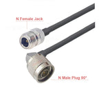 N Type Cable RG58 N Male to N Female Connector Extension Cable Low Loss RG-58 N Cable Male to Female Jumper Pigtail 15cm~30m
