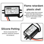 DC 8-58V 12V 24V 48V to 5V 3A DC DC Step Down Converter 15W Type-C Micro USB Buck Power Supply Module