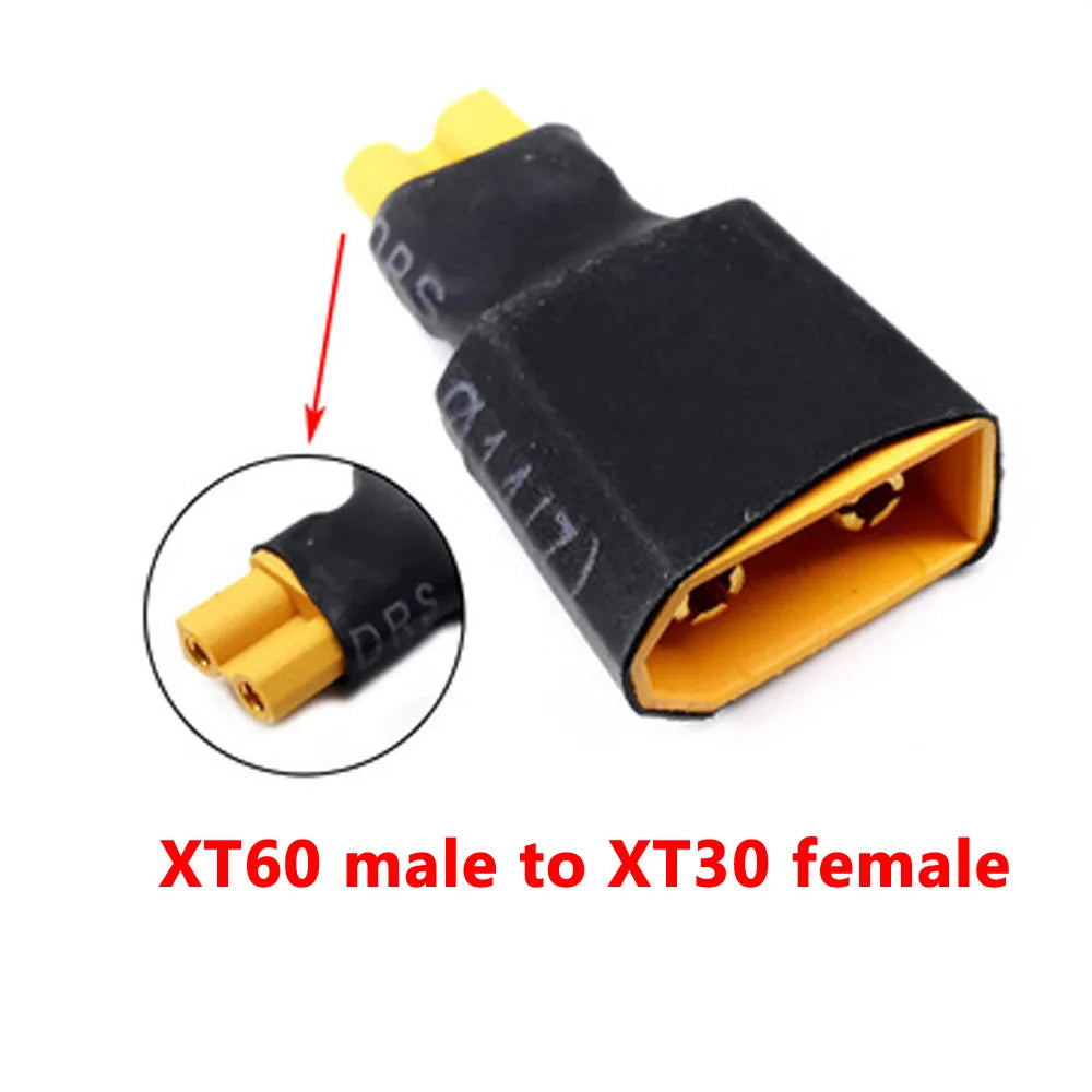 XT60 XT90 Plug Male / Female To T Plug Female / Male Connector Conversion Adapter No Wire for RC Airplane Quadcopter Parts