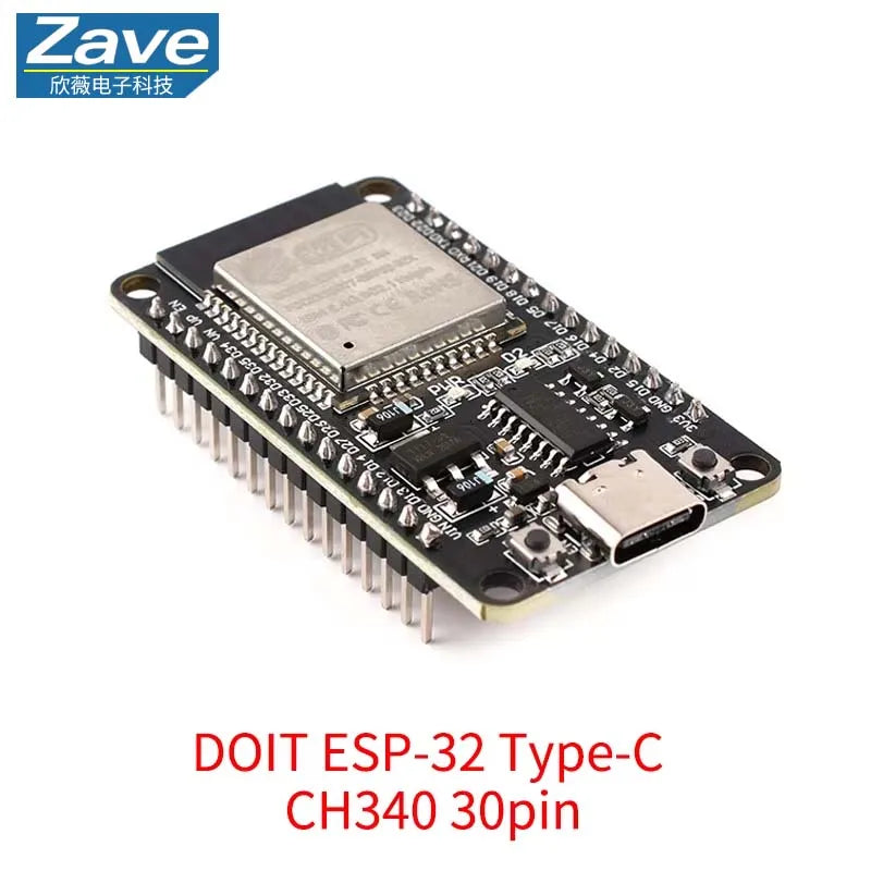ESP32 Development Board WiFi Bluetooth Module 32D 32U CH340 CP2102 Type-C Micro USB 30Pin 38Pin for Arduino