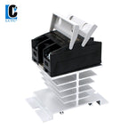 LCTC SSR 0-10V 4-20MA 0-5V Power Voltage Regulator Relay 10A 25A 40A DA AA DD VA Single Phase Solid State Relay With Heat Sink