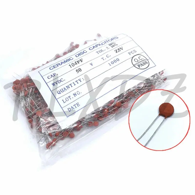 100pcs Ceramic capacitor 50V 1pF ~ 100nF 0.1uF 104 4.7PF 10PF 22PF 33PF 47PF 100PF 101 220PF 221 330PF 470PF 1NF 103 47NF 473