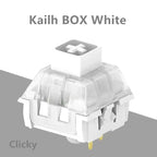 Kailh Box White DIY Custom Mechanical Keyboard Clicky White Compatible Cherry MX SMD RGB 3 Pins Tactile Switch
