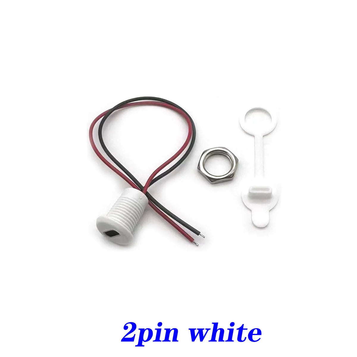 USB 2P/4P/5P/6P Connector Type-C Waterproof with PH 2.0 Nut Locking Plate Female Waterproof High Current Fast Charging Jack Port