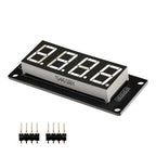 2PCS TM1637 4 Digit 7 Segment LED Display Digital Tube Module 0.56 Inch Time Clock Indicator Tube Module Red Blue Green Yellow