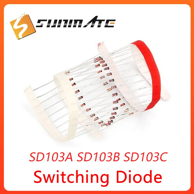 50PCS     SD103A SD103B SD103C   DO-35  Schottky diode