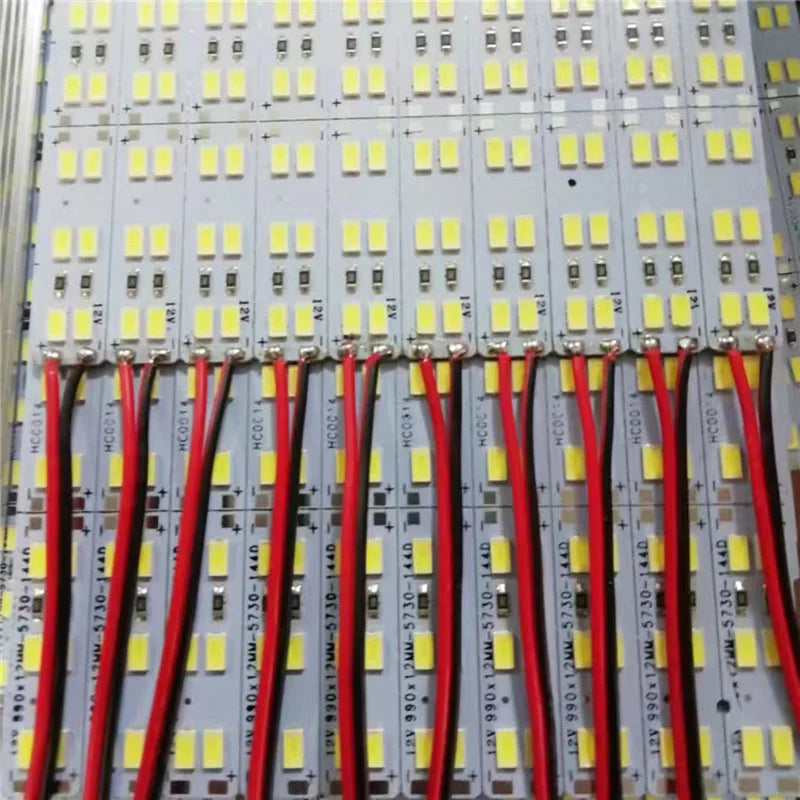 5V 12V 24V LED Bar Light Aluminum Rigid Strip Led Hard Strip 5730 Under Cabinet Light Bar Warm Natural White 4000K 10Pcs 50cm