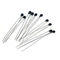 100pcs NTC-MF52AT MF52 MF52 3950 5% 1K 2K 3K 5K 10K 20K 30K 50K 100K ohm NTC Thermistor Temperature Sensor Thermal Resistor