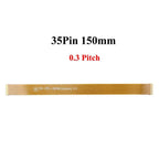 0.3mm Pitch 13 21 23 25 27 21 33 39 45 51 Pin Ffc Fpc Flexible Flat Cable Gold Plated Ribbon Cable